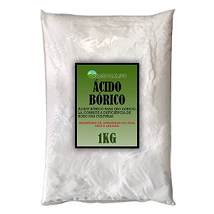 5kg Adubo Fertilizante Ácido Bórico Boro Solúvel Foliar *** O KG SAI POR APENAS R$ 20,00 ***