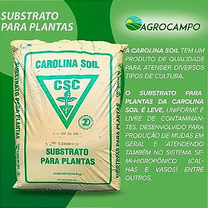 SUBSTRATO PARA PLANTAS - CAROLINA SOIL