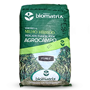 Semente de Milho Biomatrix 3066 – Alta Produtividade e Resistência à Seca | Original Vt Pro3 - 1 Kg