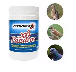 Xô Pássaros Repelente Espanta Pombos Pardais Morcegos 500g