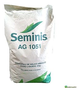 Semente De Milho Híbrido AG 1051 - Seminis - 5kg