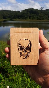 Cigarreira - Porta cigarros - Wood Burning