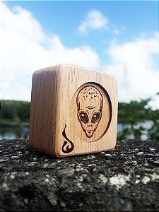 Pote de Cedro para cura - Cuia - Case 420 - WOOD BURNING