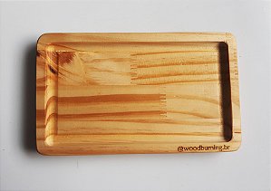 Bandeja WOOD BURNING - Bandeja de Madeira