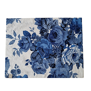 Lugares Americanos Retangular Floral Azul Printemps 35x45 cm