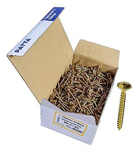 Parafuso Chipboard Flangeado 4,5x35mm Patta Premium 1000un.