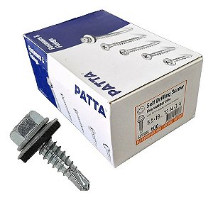 Parafuso Auto Brocante Sextavado Telha  12x3/4  Patta 500un.