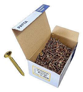 Parafuso Chipboard Flangeado 5,0x40mm Patta Premium 500un.