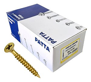 Parafuso Chipboard Cab. Chata 4,5x50mm Patta Premium 1000un.