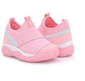Tênis Infantil Meninas Novopé iTweens Elástico Rosa