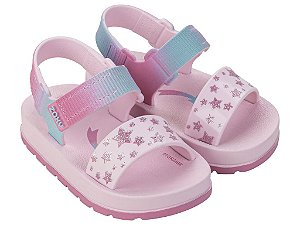 Sandália Infantil Menina Baby Moderninha Print Zaxynina