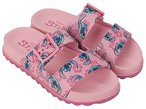 Sandália Slide Menina Stitch Summer Grendene Kids Rosa