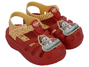 Sandália Infantil Baby Menino Patrulha Canina Space Grendene Kids Azul Ou Vermelho