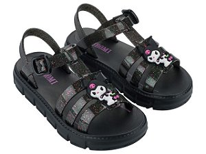 Sandália Infantil  Kuromi Hello Kitty Grendene Kids Confortável Estilosa