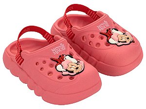 Sandália Babuch Infantil Dreamy Baby Rosa Minnie Grendene Kids