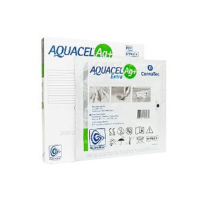 Aquacel® Ag+ Extra™ Curativo 10x10cm