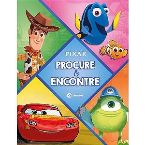 Livro Procure e Encontre Disney Pixar Capa Dura - Culturama