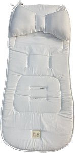 Protetor de Carrinho II Vies + Almofada  Branco