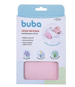 Cinta Térmica Herbal para Cólica Rosa - Buba