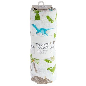 Swaddle de Muslin Dino - Stephen Joseph