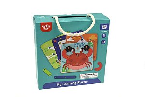 Brinquedo Quebra Cabeça Aprendizagem - Tooky Toy