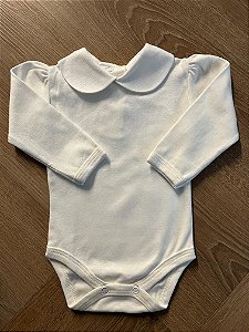 Body Algodão Off White - TotalBaby