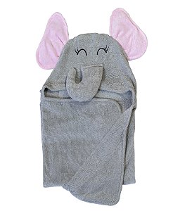 Toalha Juvenil Elefante - D'Bella for Baby
