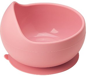 Bowl em Silicone com Ventosa Rosa - Buba