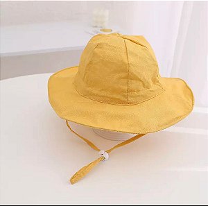 Chapéu de Sol Infantil Amarelo