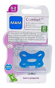 Chupeta MAM Comfort 0-2 meses Azul (1un)