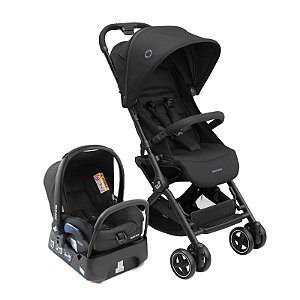 Carrinho de Bebê Lara² Essential Black TRIO - Maxi Cosi