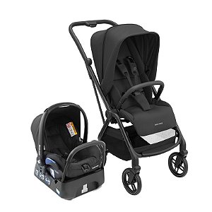 Carrinho de Bebê TS Leona² TRIO Essential Black - Maxi Cosi
