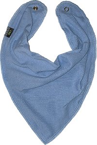 Babador Bandana Azul Bebê