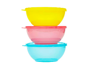 Kit 3 Potes Coloridos Buba