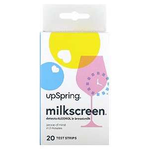 Milkscreen Teste de Presença De Álcool No Leite Materno 20 tiras