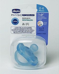 Chupeta Physio Forma Soft Tam 1 (0-6m) Azul - Chicco