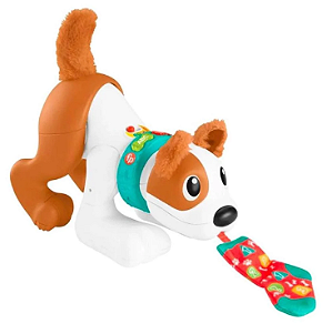 Brinquedo Cachorrinho Engatinha Comigo - Fisher Price