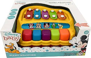 Brinquedo Piano Xillofone - Disney baby