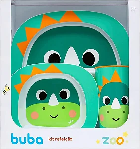 Kit Refeição Buba Zoo Dino