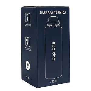 Garrafa Térmica Open Azul Escuro 350ml - Bup One