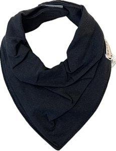 Babador Bandana Preto - Totalbaby