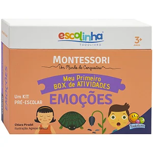 Kit Escolinha Montessori Meu Primeiro Box de Atividades - Emoções