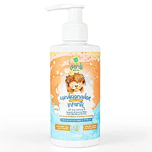 Shampoo Infantil 100% Natural com Óleos essenciais de Lavanda e Laranja Doce e Pantenol  - Verdi