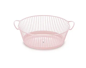 Cesto De Roupa Oval Infantil Rosa