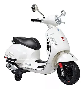 Vespa Elétrica Branca 12V - Bandeirante
