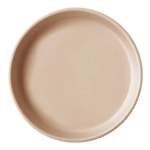 Prato em Silicone Básico Bubble Beige - Minikoioi