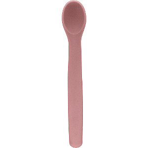 Colher Flexível em Silicone Rosa - Buba