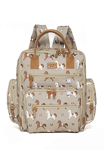 Mochila Urban Cavalinhos Bege - Masterbag