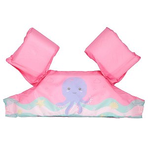 Boia Colete Infantil - Polvo Pink