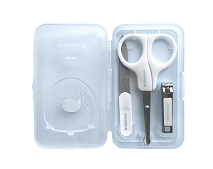 Kit de Manicure com Caixa Savanna Blue - Kikkaboo